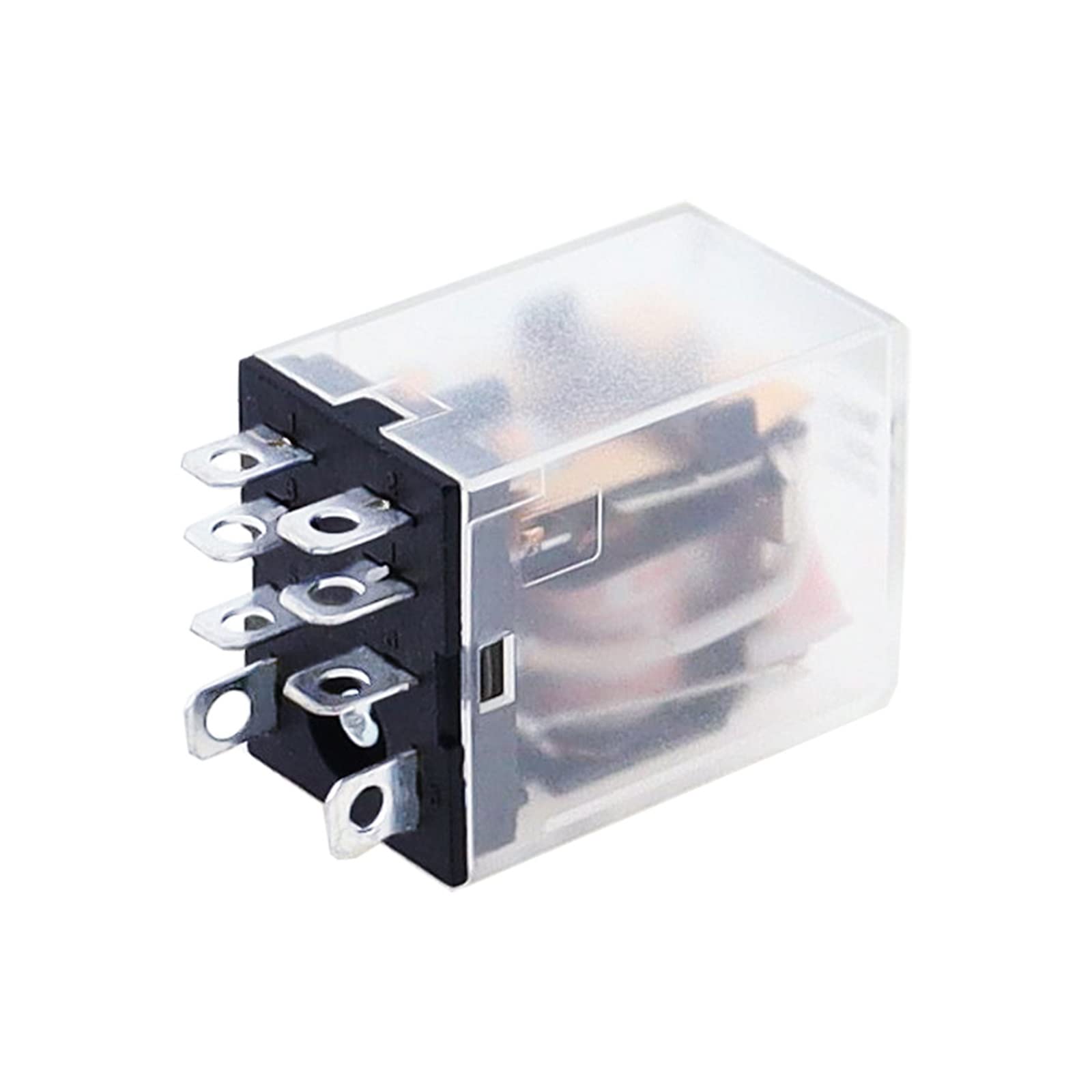 Ersatzteile 20 Set DC 12 V 24 V 36 V 48 V 110 V 220 V Spulenleistungsrelais LY2NJ DPDT 8 Pin HH62P JQX-13F mit Sockelsockel(Size:DC 220V)