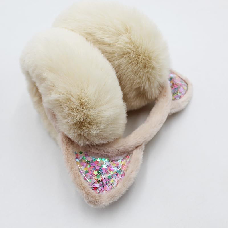 Winter Kids Earmuffs Warm Ear Cover For Girls Children Cat Ear Warmers Warm Faux Furry Cute Ear Covers4