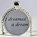 Produktbild Wholesale Les Miserables Halskette mit Spruch I Dreamed a Dreame aus Glas für Schmuck