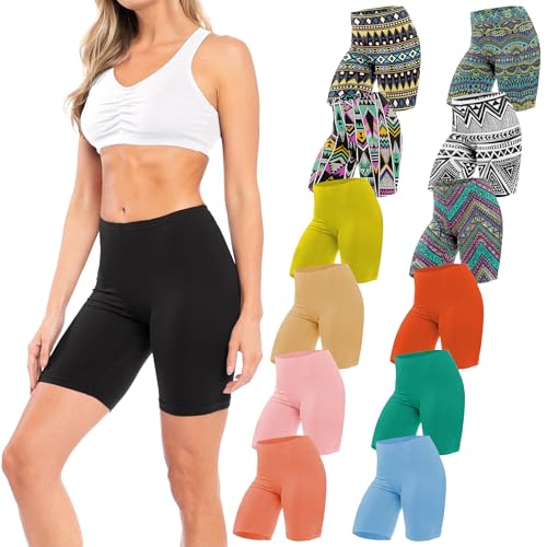 Womens Ultra Soft Yoga Bike Short