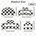 4Pcs Checkered Hair Claw Clips, Non-Slip Hair Jaw Clips for Thick, Thin, Curly, Straight, Long Hair, Simple Style Black and White Square Claw Clips, Women's Hair Accessories