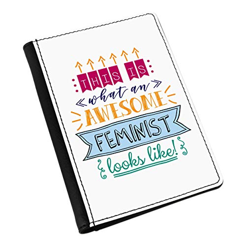 Protège-passeport féministe Awesome Feministe en simili cuir pour voyage