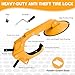 weyleity Wheel Lock Clamp | Heavy-Duty Anti Theft Tire Lock Adjustable Trailer Wheel Lock, Tire Boot Lock for RV Trailers, Cars, Trucks, SUVs (2)