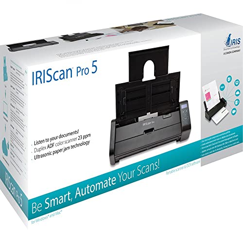 Scanner Document IRIScan Pro 5 avec ADF 20 Pages et OCR pour Windows et Mac - 4
