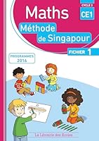 Maths CE1, méthode de Singapour, fichier 1 : Programmes 2016 2369401354 Book Cover