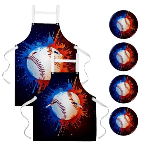 Tablier de cuisine pour pâtisserie et nettoyage lot de 2 parfaits pour le bistrot