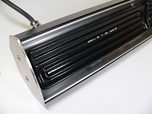 Elbo therm Infrarot- Keramik Heizstrahler PubSun Schwarz Modell 1900W- 3X 650W-3