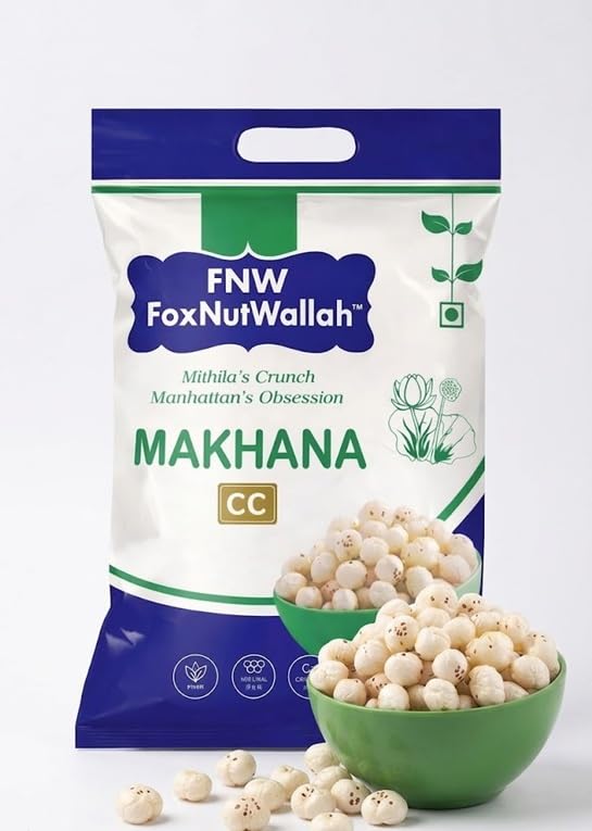 FNW FoxNutWallah Classic Choice (CC) Premium Phool Makhana – 250g | Natural, Raw & Unroasted Fox Nuts | Handpicked Export Quality Lotus Seeds | Gluten-Free & Healthy Snacks-image-35
