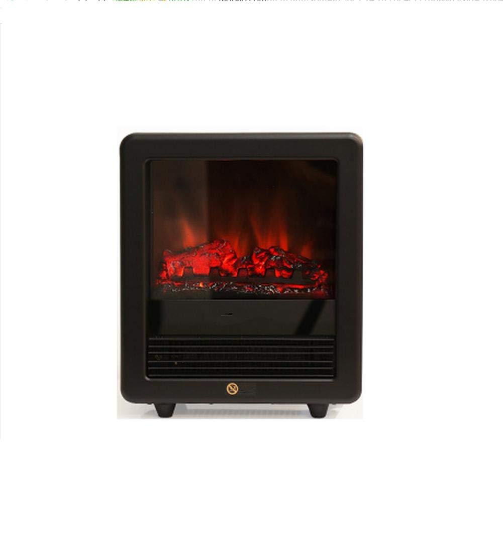 DBSCD KDLD Mini Heater Creative Home Office Desktop Environmental Small Heater Simulation Fire Mute Mini Electric Fireplace Heater, 4