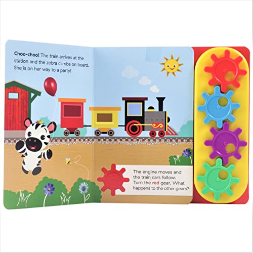 Baby Einstein - Let's Ride a Train! - A STEM Gear Sound Book - PI Kids - Image 3