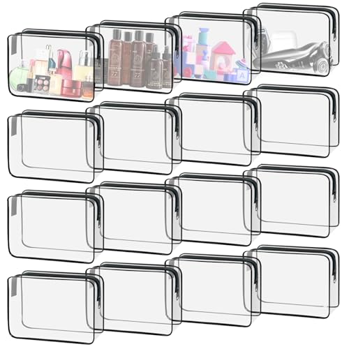 YedsIntu 16 Pack Waterproof Cosmetic Bag TSA Approved Toiletry Bag, Portable Travel Pouch with...