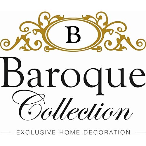 Baroque Collection - Base per lampada, 46 x 46 x 5 x 14 cm, in ottone e nichel