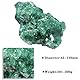 Nupuyai Natürlicher Grüner Fluorit Stein Kristall Druse Rohstein Edelstein Cluster Kleiner Mineralstein Heilstein Feng Shui Dekoration