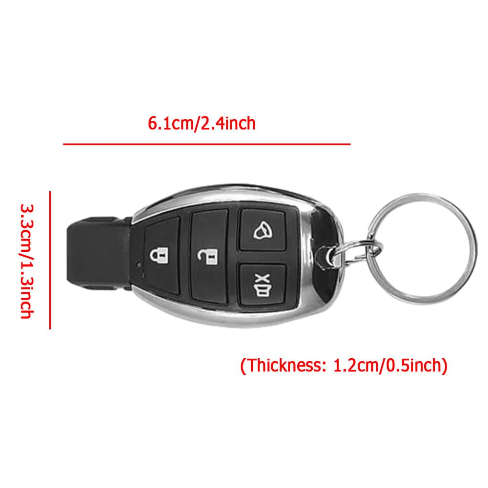 UniV/e*rsal Dispositif d'alarme de voiture, dispositif d'alarme de voiture, système d'alarme de vibration pour voiture 12 V, convient pour les voitures DC 12 V