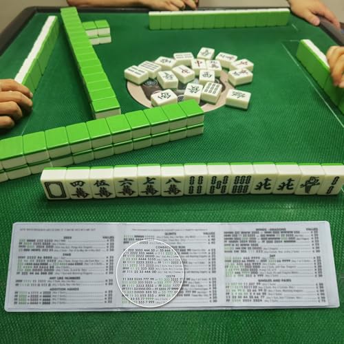 Fundas Protectores para Cartas Mahjong 6.12 x 4.75 4 Paquetes miniatura 6