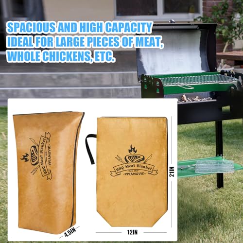 Manta BBQ para reposo de carne con pinzas y bolsa aislante miniatura 6