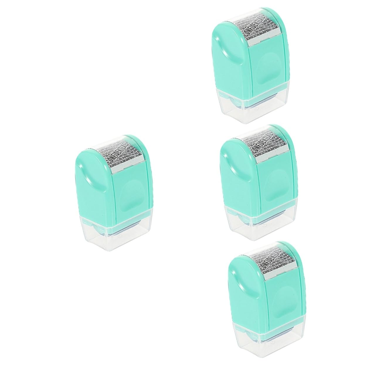 STOBOK 4 Stücke Identität Roller Stempel Set Breite Rolling Briefmarken Vertrauliche Tinte Roller Stempel