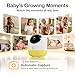 Ellie Pro Baby Monitor with Camera and Audio,5'' IPS 2K UHD Resolution,6000mAh Battery, Remote Pan-Tilt-5X Zoom, 2-Way Talk,No WiFi, Night Vision, Virtual Fence 24hr Play Back and 1000ft Range