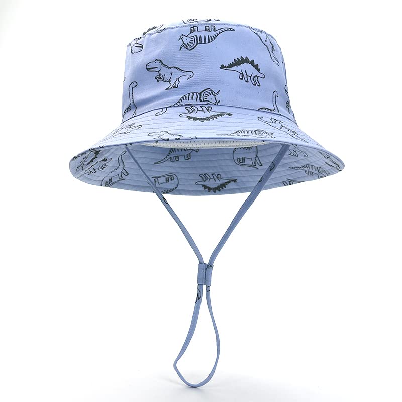 Magwave Unisexo Bebé Niña Niño Sombrero de Sol Verano Algodón Ajustable Pescador Gorra Protección de Sol Anti UV para Exteriores UPF 50+