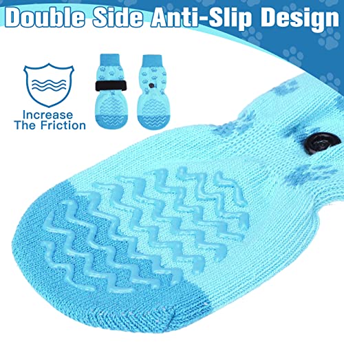 EXPAWLORER Anti-slip Dog Socks, Double Sides Dog Socks with Grips Large Coverage - Image 4