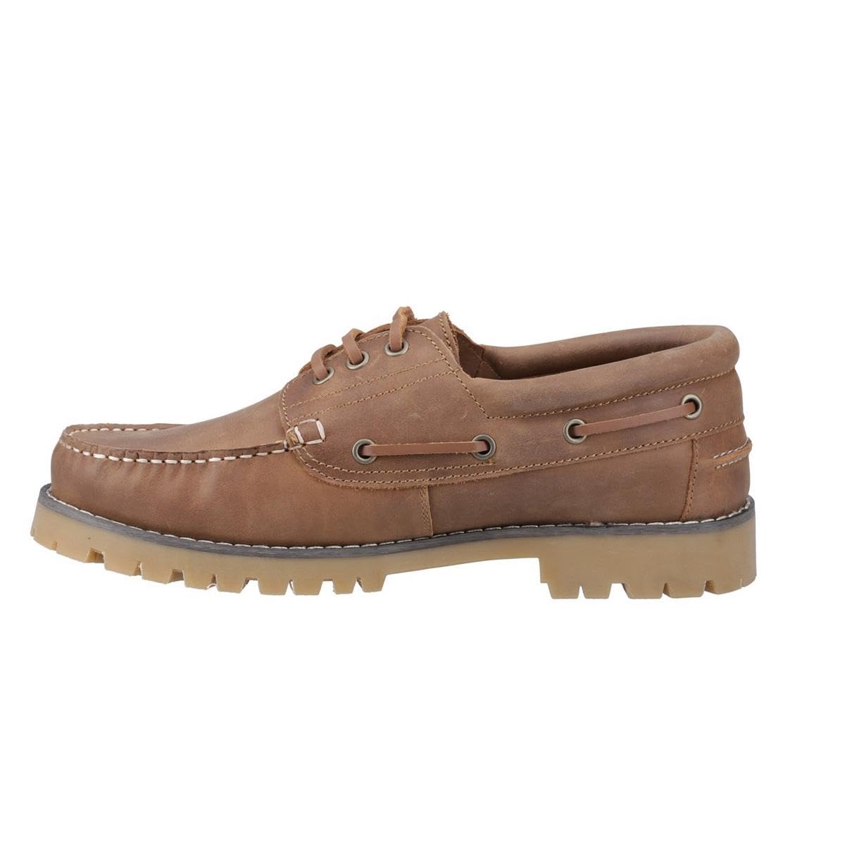 Cotswold Scarpe da barca da uomo in pelle Inglecote