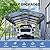 AirWire Carport Canopy 12’X20’ Heavy Duty Car Port Galvanized Steel Roof, Reinforced Stable Triangle Frame for Snowy Windy Metal Carports Enhanced Base Car Tent for Car,RV,Pickup,Boat,Truck,Tractor
