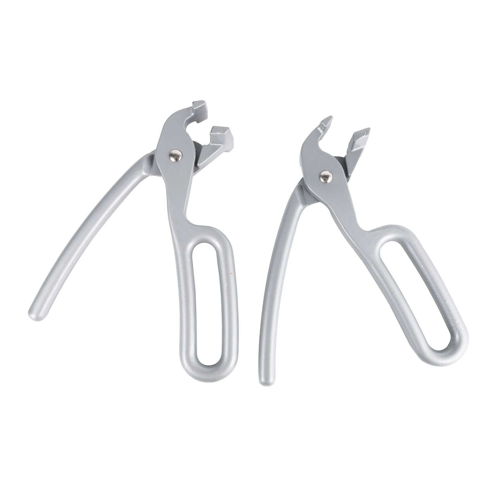 Giilayky Pizza Gripper for Deep Pizza Pans Heavy Duty Gripper Cast Aluminum Pan Tongs for Pulling Hot Oven Pizza Pan Dish Tray