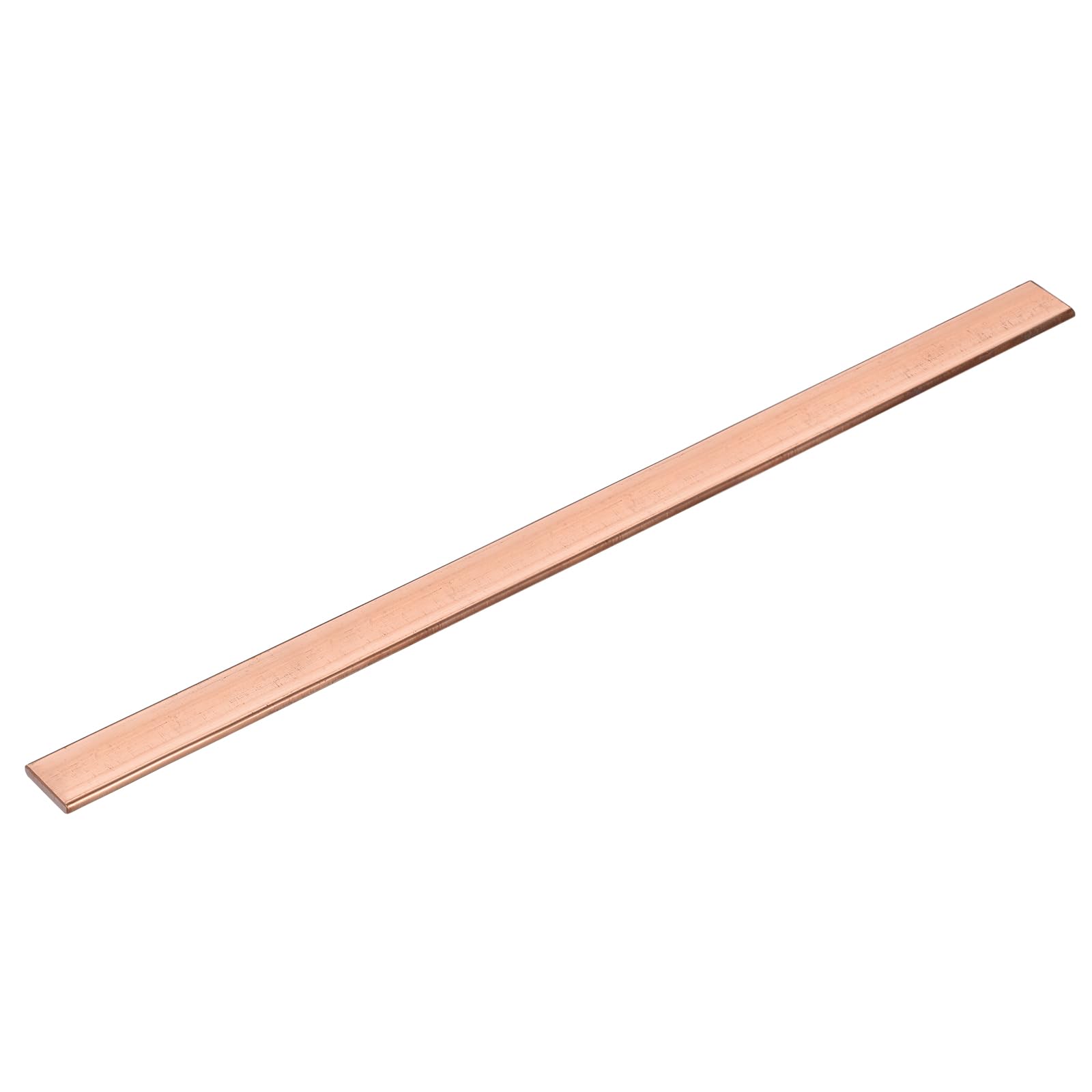 QUARKZMAN Barra Piatta In Rame, Spessore 3/16" x Larghezza 25/32" x Lunghezza 12" Lamiera Di Rame Per Applicazioni Elettriche (5mm x 20mm x 305mm)