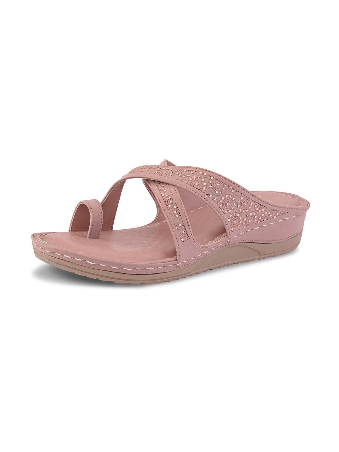 xe looks Women’s Cushioned Wedge Slippers | ComfortableSlipper for Girls & Women-picture-12