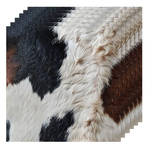 Set de 6 Servilletas de Tela Estampado Vaquero 20x20 pulg miniatura 2
