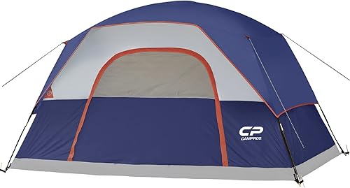 Miniatura 10 de CAMPROS CP Tent 3468 Person Camping Tents, Waterproof Windproof Family Dome Tent with Rainfly, Large Mesh Windows, Wider Door, Easy Setup, Portable