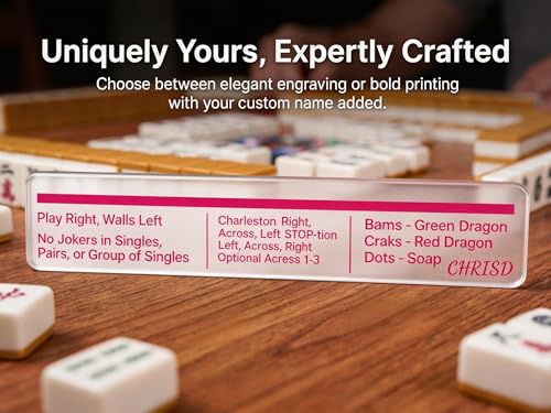 Indicador de línea personalizado para Mahjong de acrílico miniatura 6