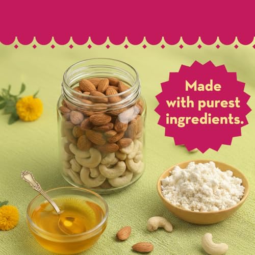 Image of GO DESi - Ghee Mawa Dry Fruit Gujiya | Made with Pure Cow Ghee | Holi Sweets | Holi Gifting | 200 grams
