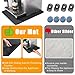 Kitchen Appliance Sliders 360 Degree Rotation Moving on Counter, Appliance Slider Cut to Fit, Mat for Kitchenaid Mixer with Kitchen Accessories,Appliance Mover for Espresso Machine, Food Processor