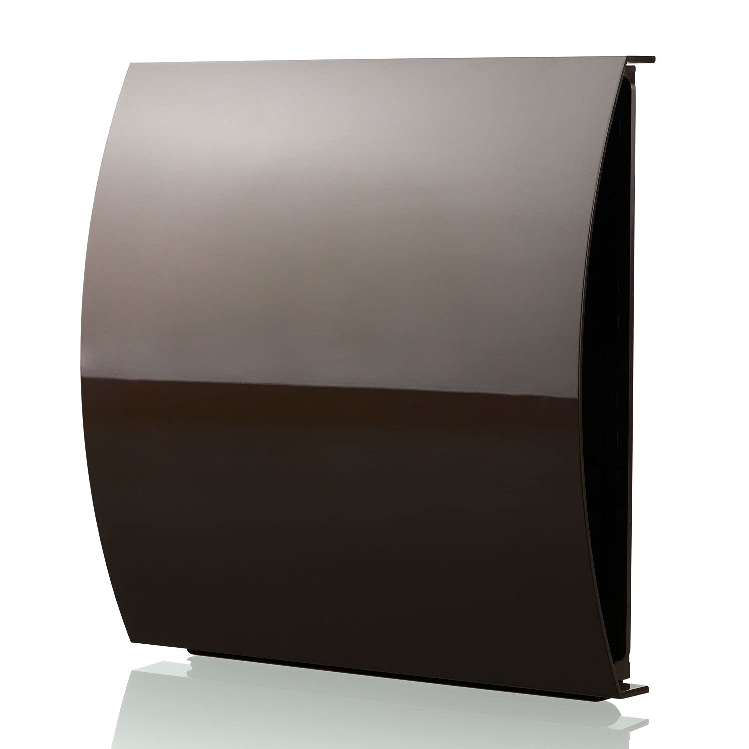 VENTS 100mm Brown External Baffle Vent – Wind & Sound Reducing Baffle for Extractor Fans & Ventilation Systems