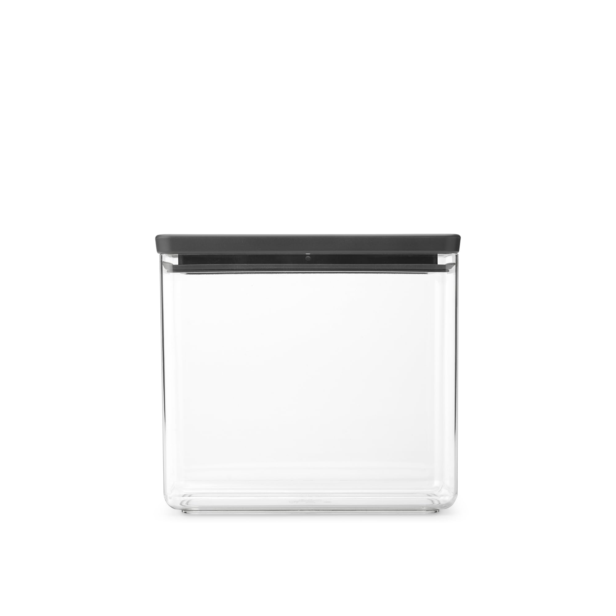 Brabantia Stackable Canister, 3.5 Litre, Tasty+, Dark Grey