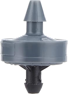 Dioche 1/2 Inch D100PCS 4L Drip Irrigation Pressure Compensating Emitters - Durable Irrigation Drippers for Garden Flowers, Vegetable Beds, and Greenhouses
