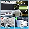 Tevlaphee Windshield Cover for Ice and Snow, Heavy Duty 600D Oxford Fabric, Waterproof, Embedded Magnets, Side Mirror Protector, Universal Fit for Cars, SUVs, Vans, Truck #4