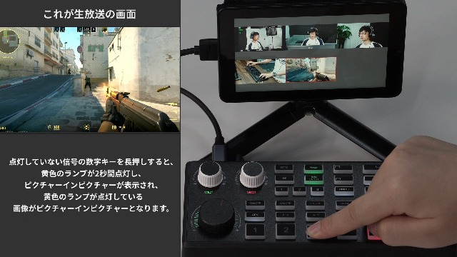 Ulanzi ビデオスイッチャー DD002 HD Ulanzi DD02 HD ライブストリーミング用のビデオスイッチャー