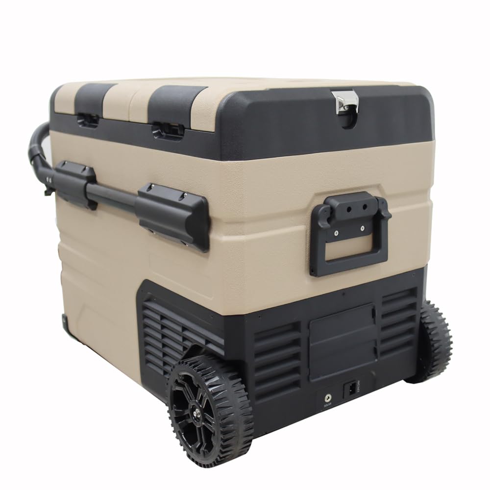 Intsupermai Small Refrigerator Car Household Dual Use Portable Fridge Freezer Portable Refrigerator 45l For Camping Car Truck Boat 12/24v Dc 100-240v Ac on Fridge.com - View 6