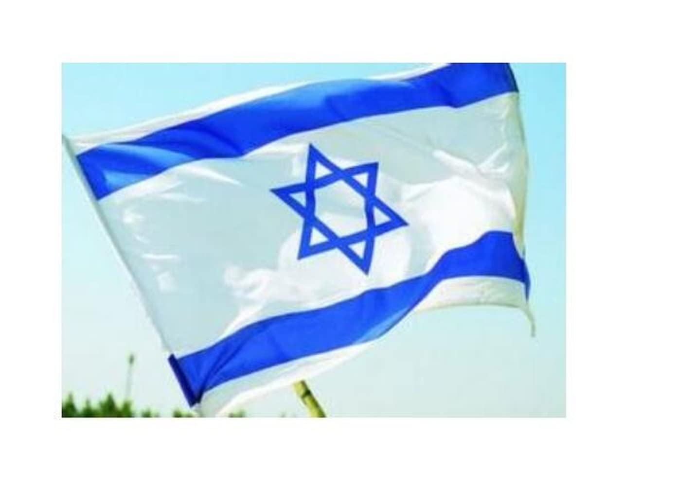 5x Israel Flagge - 40 X 60cm / Drapeau Israël - 40 X 60cm (Neu (gemäss