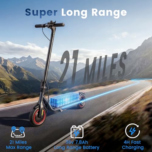Electric Scooter – Electric Scooter Adults, 500W Motor, 21
