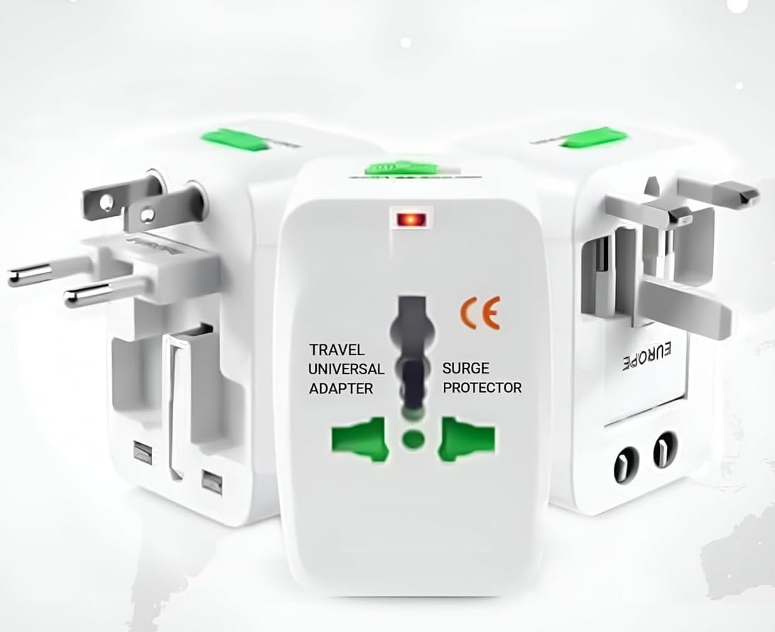 LIRABS® Universal Travel Adapter All in One | World Travel Adapter | International | Universal Travel Socket | Worldwide Plug Adapter for 150+ Countries