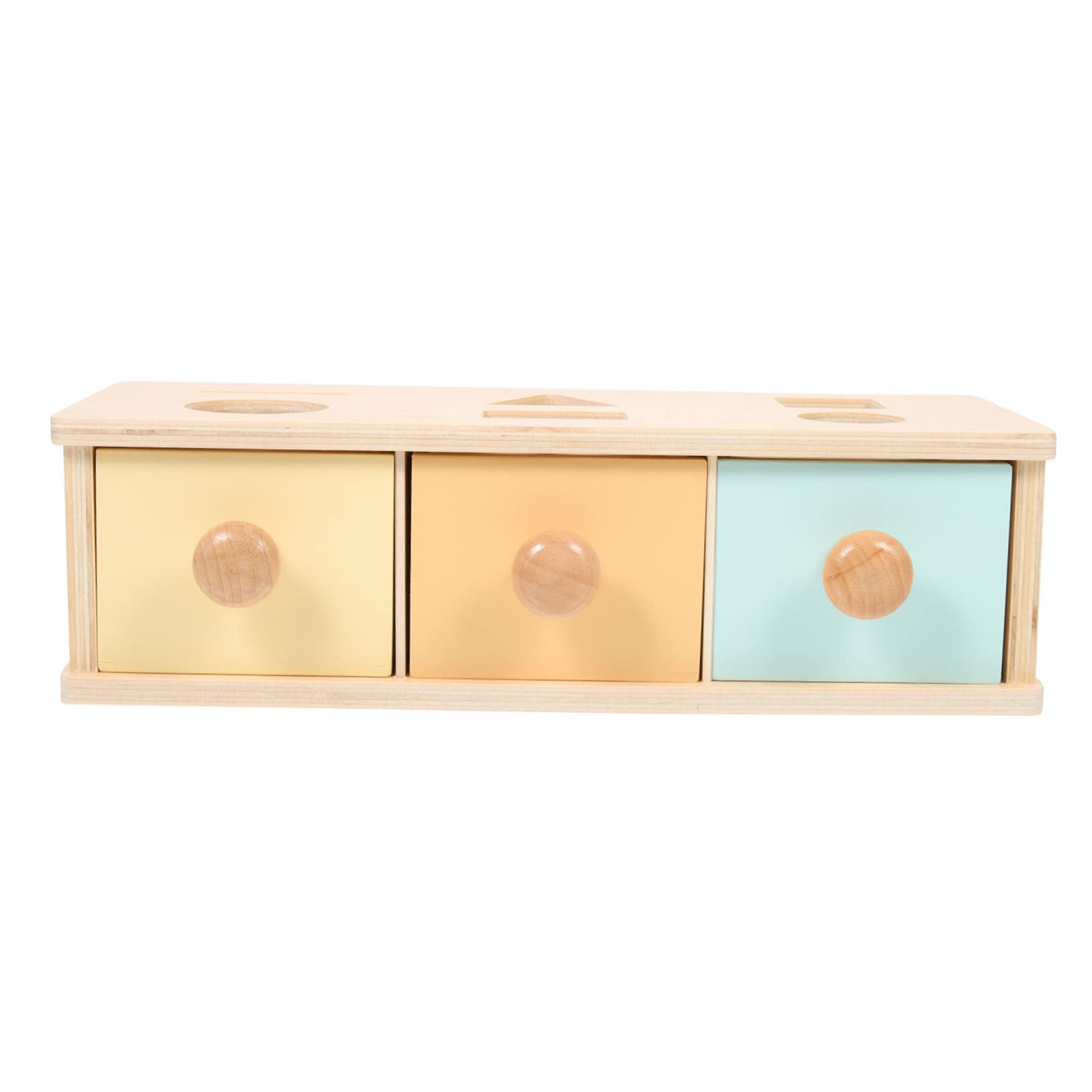 Caja de Permanencia del Objeto de Madera, Juguete Educativo