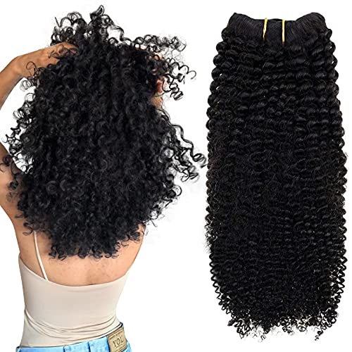 Body Wave Clip in Hair Extensions Real Human Hair for Black Women Wave Hair Extensions Human Hair 20 Inch 100 Grams 7Pieces Clip in Extensions Natural Black Hair