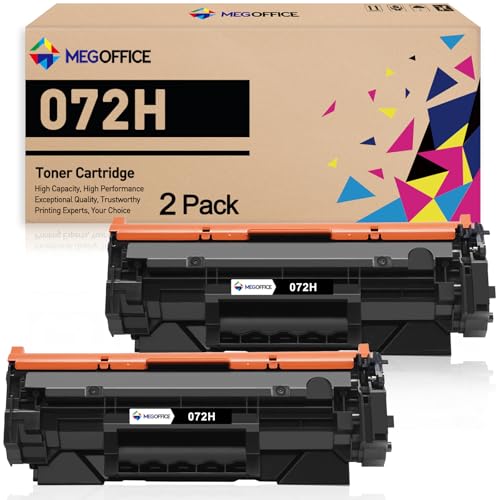 Image of 072 072H Black Toner Cartridge Replacement for Canon 072 H | Compatible for Canon ImageCLASS MF284dw MF287dw MF289dw LBP172dw Printer (2 Black)