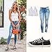 Canvas Shoes for Women with Curves & Pods Removable Footbed, Arch Support, Side Zipper Detail,Classic Design for Everyday Fashion, All Day Comfort 6