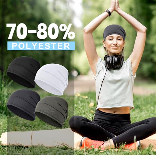 Image of JenPen Cooling Skull Cap for Men Women, Breathable 3D Mesh Quick Dry Helmet Liner, Summer Sweat Wicking Running Cycling Cap