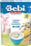 Bebi Premium STRAWBERRY 200g From 6 Months - Ziplock Packaging NO GMO NO Palm Oil, Baby Kasha Milk Cereal for Babies, Imported From Europe