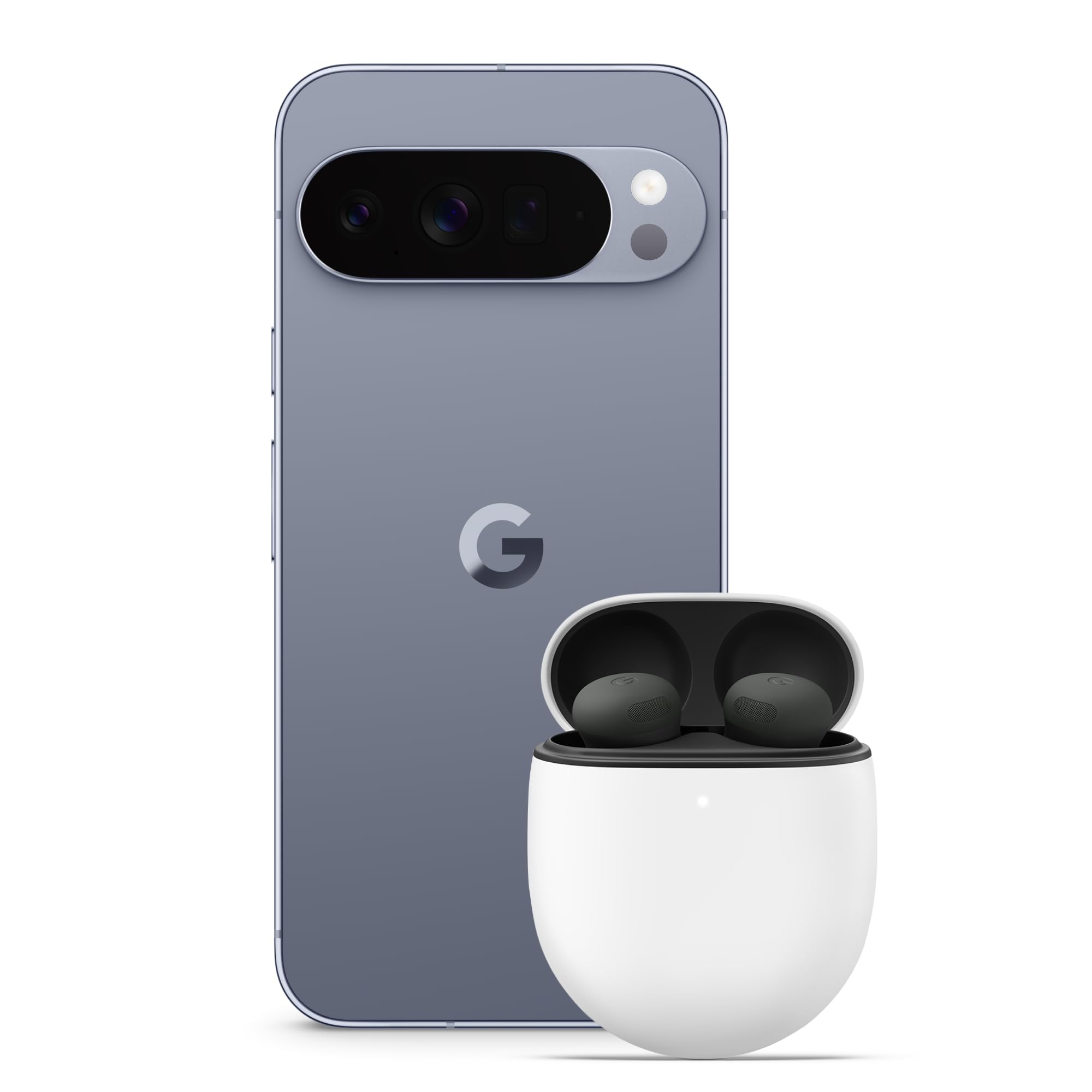Google Pixel 10 Pro XL - Smartphone Android sbloccato con Gemini, tripla fotocamera posteriore, autonomia di oltre 24 ore e display Super Actua da 6,8" - Grigio argento, 256GB+Pixel Buds Pro 2
